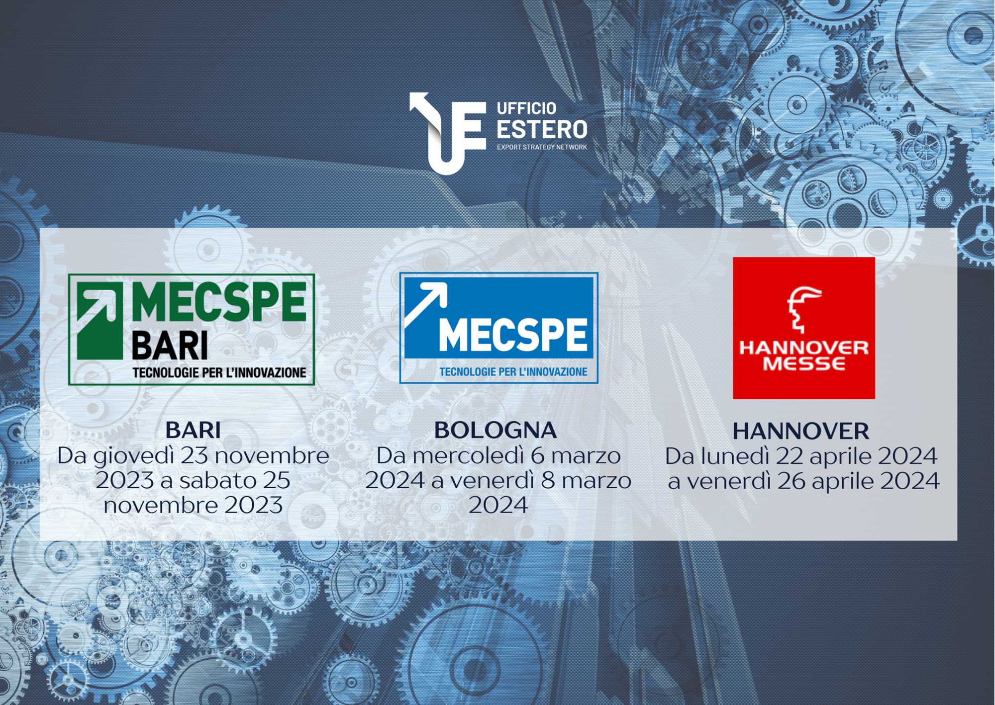 Prossime iniziative Rete Ufficio Estero